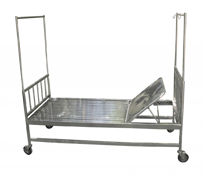 Giường dát inox có bánh xe