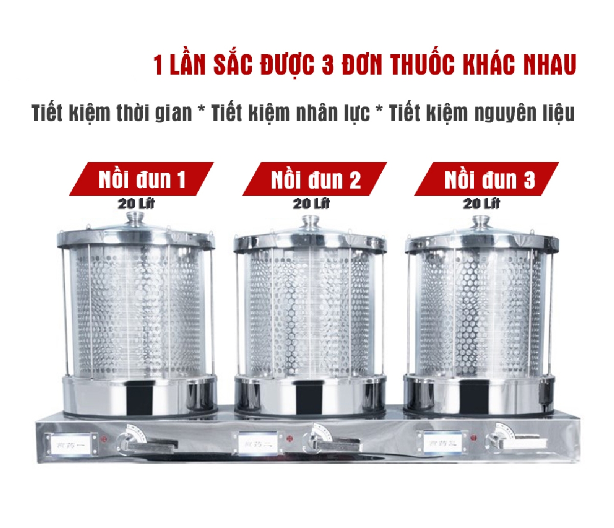 Máy sắc thuốc tự động đóng gói